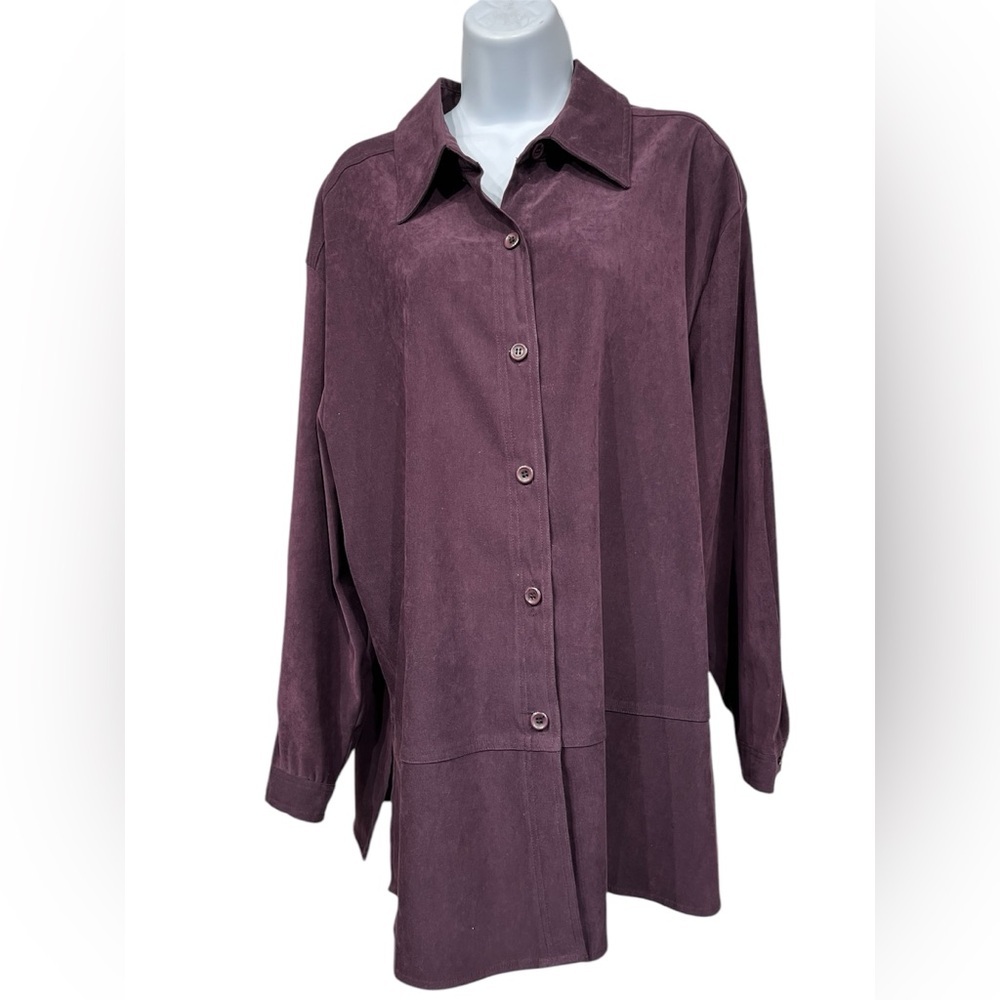 Joanna stretch button-down size 20W
